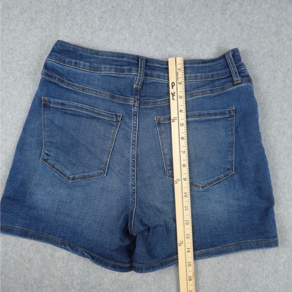 Nine West Womens Size 8 Button Fly Denim Shorts 28" Waist - Picture 11 of 12